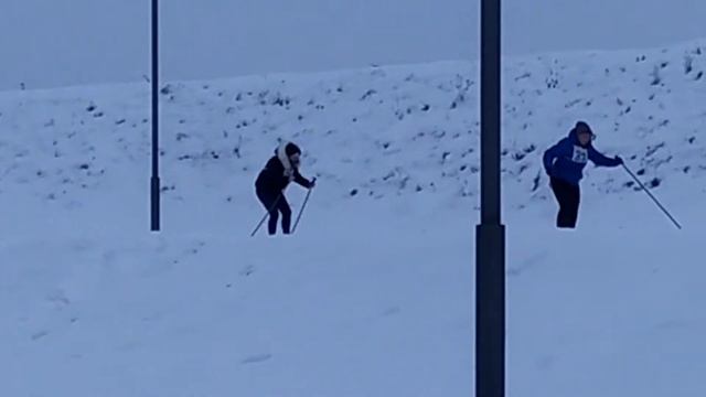 Работники Чаусского лесхоза соревновались на лыжне смотреть онлайн