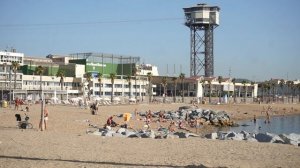 Early morning, Beach, Nudists. Barcelona Daily!