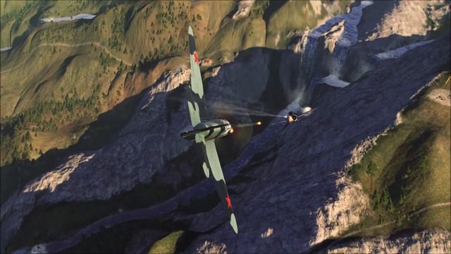 YaK 7 Derp vs F4F Rockets Slow Motion смотреть онлайн