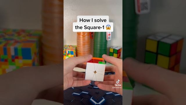 How I solve the Square-1 (Shapeshifting Rubik's Cube) 😱 смотреть онлайн