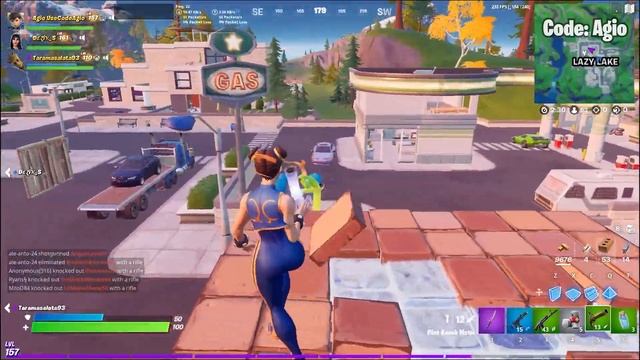 Fortnite Chun Li and Ryu Gameplay смотреть онлайн