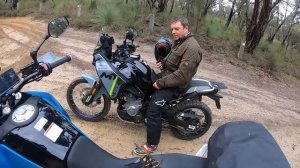 CFmoto 450mt off road Anglesea bush