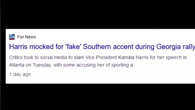 Karma Kamala Chameleon…her accent “comes and goes”! смотреть онлайн