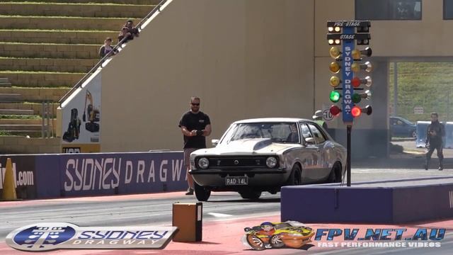 RAD14L DANDY ENGINES OUTLAW RADIAL CORTINA 8.14 @ 159 MPH SYDNEY DRAGWAY 30.8.2015