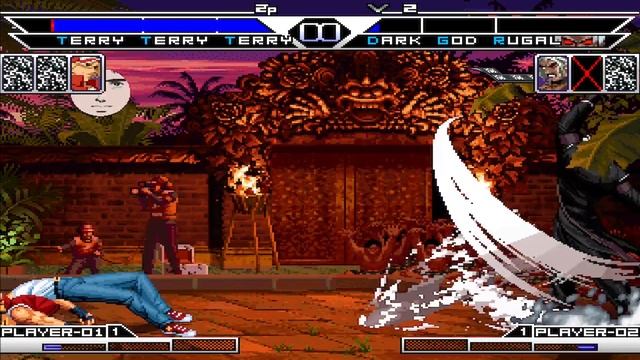 [KOF Mugen] Terry Bogard Team vs Rugal Bernstein Team смотреть онлайн