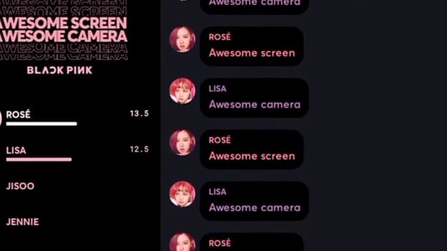 Blackpink Awesome Screen Awesome Camera