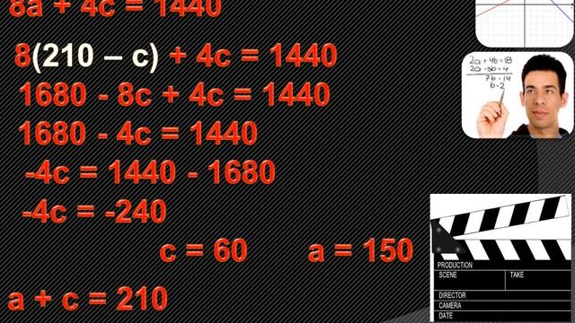 Algebra 1 - Solve Linear Systems by Adding and Subtracting and by Substitution смотреть онлайн