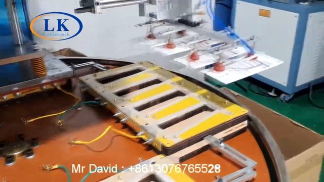 LK-70C Automatic Blister Paper Card Heat Sealing Packing Machine смотреть онлайн