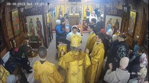 ☦ Прямой эфир | Всенощное бдение архиерейским чином | 28.10.2023 г. в 17.45