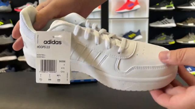 Обзор кроссовок Adidas Hoops 2.0 B42096 sport-discount.com.ua смотреть онлайн