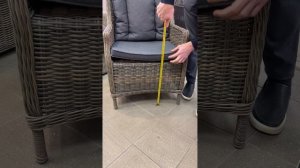 Видеообзор «Верона» плетёное кресло для сада и дачи из искусственного ротанга