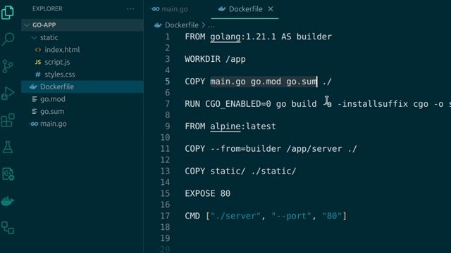 Деплой Go приложения с подключением к СУБД PostgreSQL смотреть онлайн