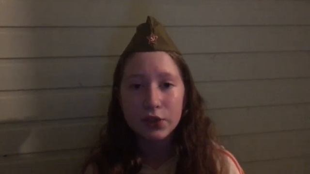 Видео обращение к Героям битвы под Москвой. Переверзева Сильвия 6Е смотреть онлайн