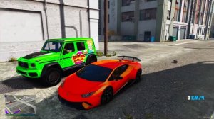 КАТАЕМСЯ НА ГИГАНТСКИХ МАШИНАХ ВЛАДА А4 В ГОРОДЕ! ГЕЛИК ЛАВА ЛАВА И ЛАМБОРГИНИ 🌴 ГТА 5 МОДЫ РАЙЛЮХА