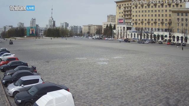 Triolan.Live - Харьков, площадь Свободы (23-04-2015) смотреть онлайн