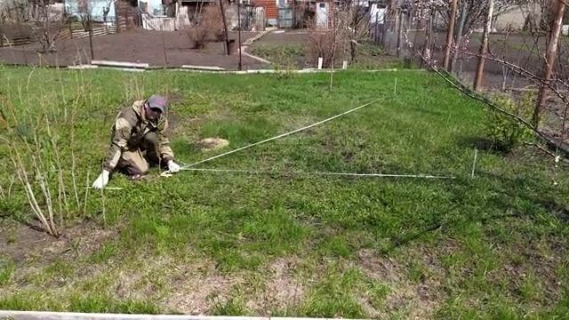 Самый простой способ разметки фундамента