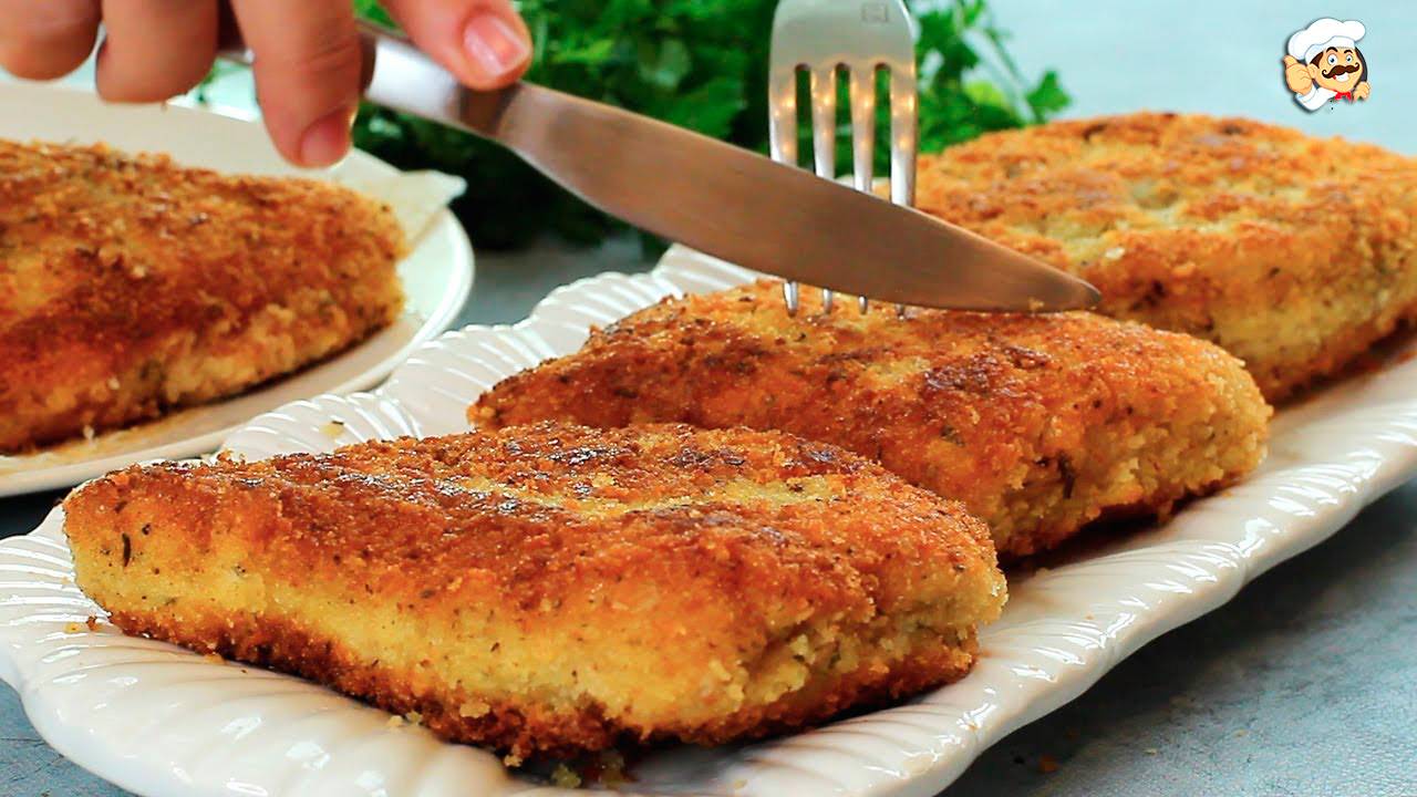 Вкусный и сочный шницель от Поваренка! Для тех, кто хочет приготовить что-то новое смотреть онлайн