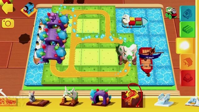 Bb — Learn ABCs with Thomas and Friends Minis ★ Build Your Own letter "B" Train Track! смотреть онлайн