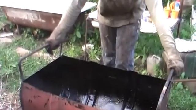 Емкость для охлаждения поковок из бочки 200л смотреть онлайн