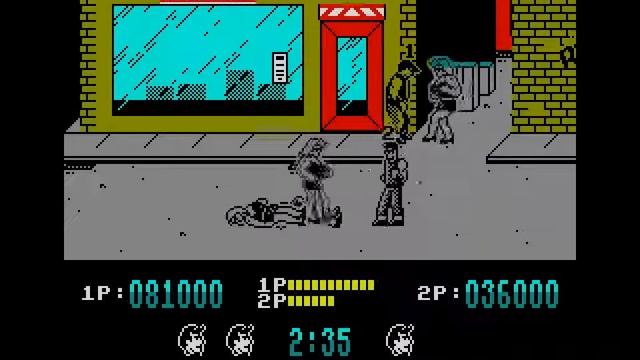 Target Renegade (ZX Spectrum) - Stage 2 - Brawling with the Ladies of the Night смотреть онлайн