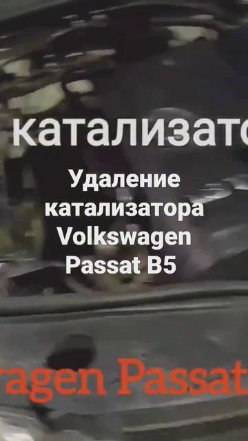 Passat B5 - удаление катализатора #выхлоп #удалениекатализатора #passatb5 смотреть онлайн