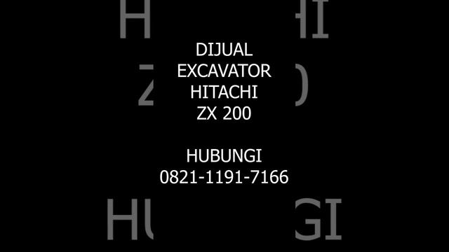DIJUAL EXCAVATOR HITACHI ZX 200 | FOR SALE USED EXCAVATOR HITACHI ZX 200 смотреть онлайн