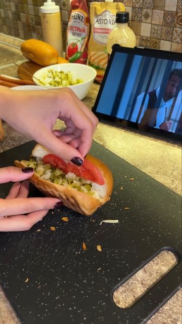 Хот-доги  #готовлю #вкусныерецепты #быстрыйрецепт #food