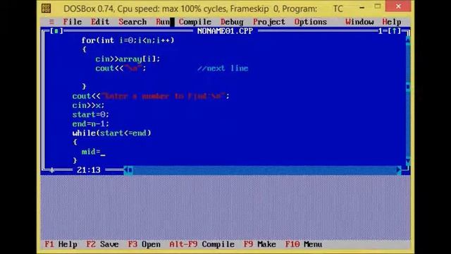 How to Implement Binary Search Algorithm in C++ Program. смотреть онлайн