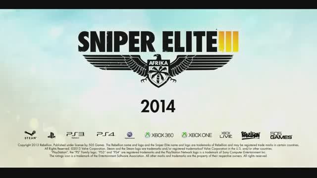 Sniper Elite 3 - трейлер смотреть онлайн