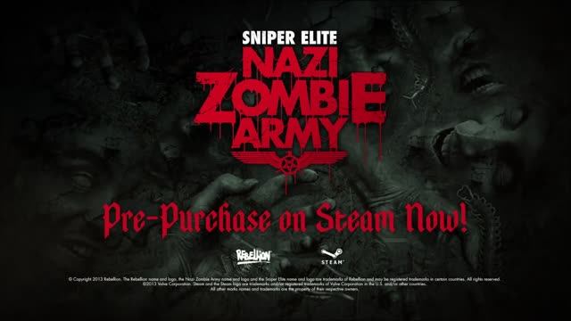 Sniper Elite: Nazi Zombie Army - трейлер смотреть онлайн