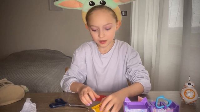 Распаковка игрушек: домик для кошки-русалки и Lego-DOTS! смотреть онлайн