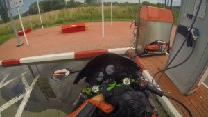 Первый дальняк на мотоцикле/ Попал несколько раз в ливень/ 1200 км за день на мотоцикле