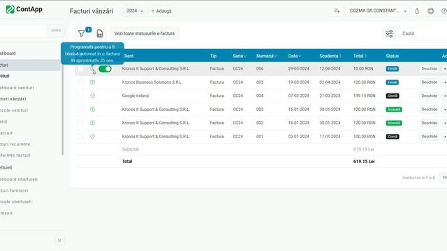 Cum transmiți e-Factura din programul de facturare ContApp смотреть онлайн