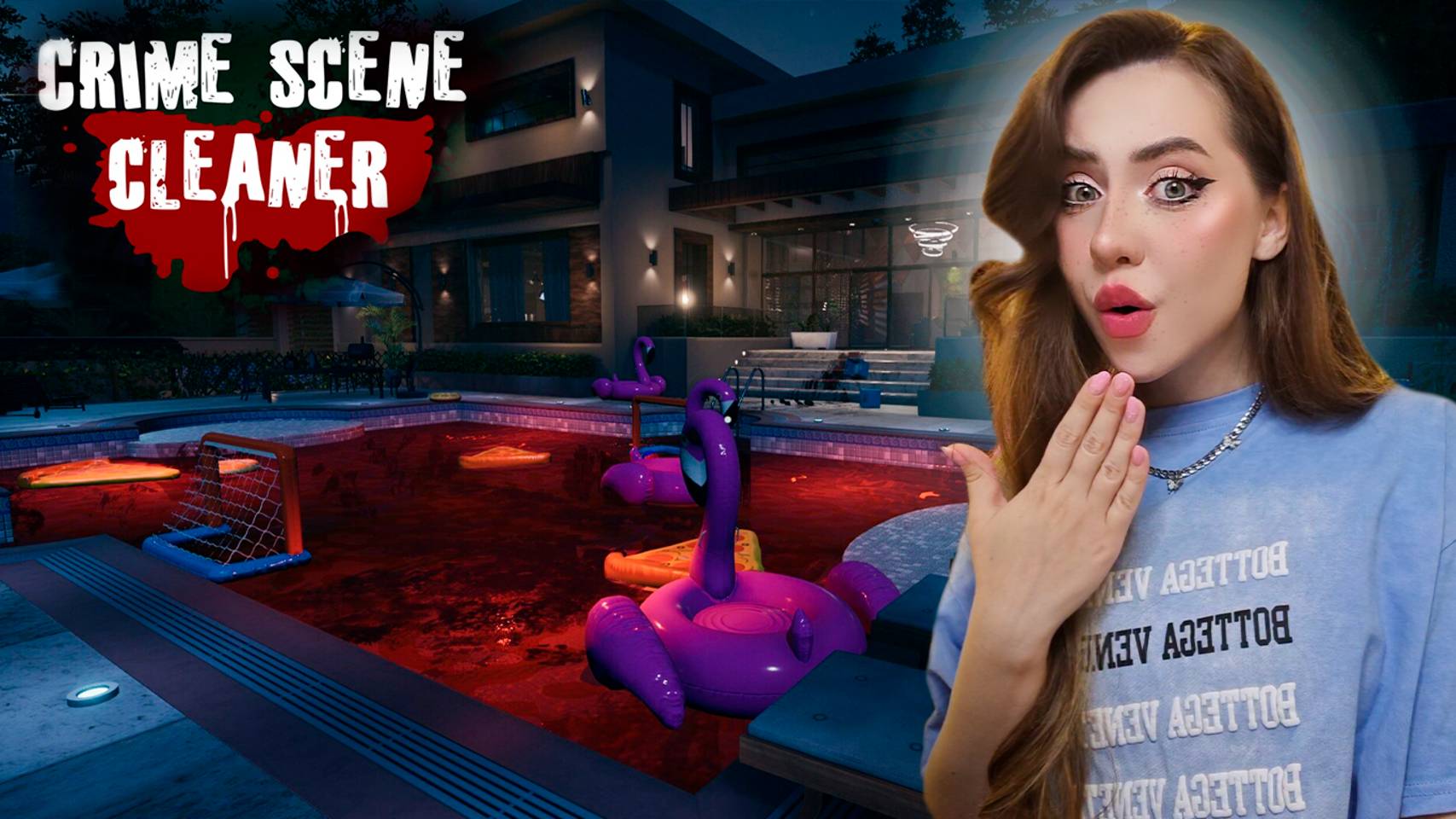 ВЕЧЕРИНКА У БАССЕЙНА ЗАШЛА ДАЛЕКО! ➤ Crime Scene Cleaner #6 смотреть онлайн