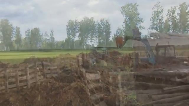 Техника чистки загонов и внесения навоза на поля смотреть онлайн