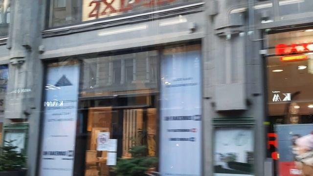 Хельсинки - трамвай 2 от Рыночной Площади к музею Андерсона в Камппи