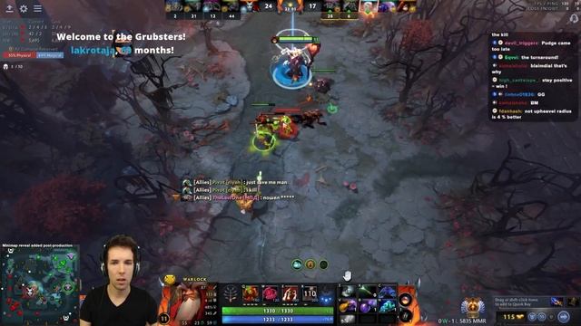 Grubby's Healock baits enemies into Ultimate - Dota 2 - Grubby смотреть онлайн