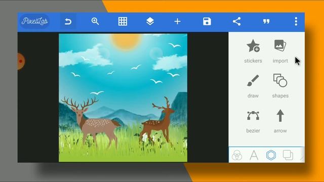 Mountain Illustration Drawing In Pixellab || vector Drawing 💥💥💥🌞 смотреть онлайн