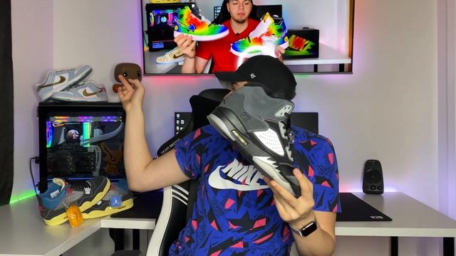 Limited Sold Out Air Jordan 5 Anthracite With No Resell Value? For Now... Review On Foot 4K...... смотреть онлайн