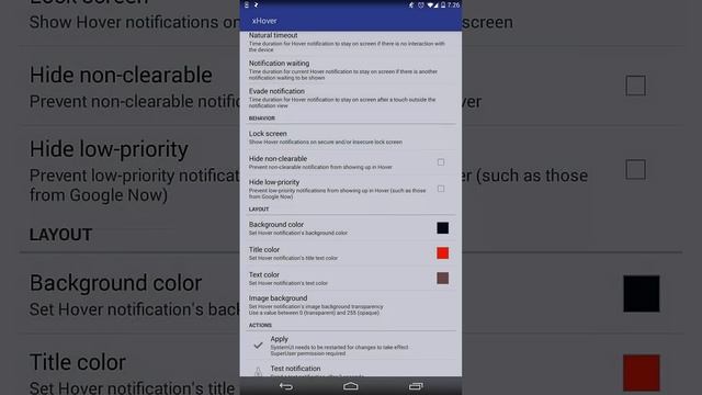 XHover xposed module! Customize your hover panel! смотреть онлайн