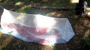 легкая самодельная палатка. внутренний "домик"