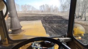 Предпосевная культивация на К-701 #17 Завели второй "Кировец"