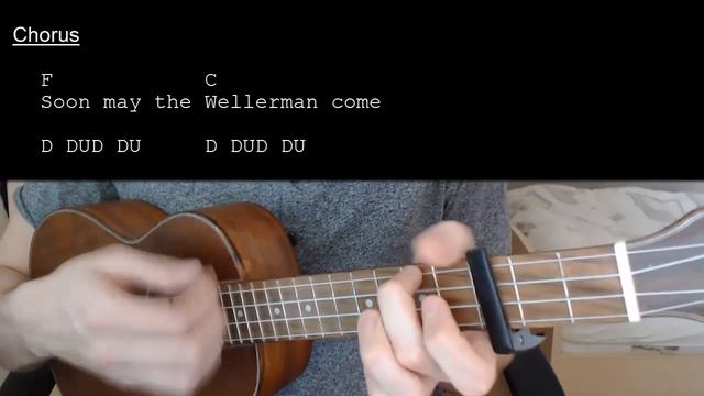 The Longest Johns - Wellerman EASY Ukulele Tutorial With Chords / Lyrics смотреть онлайн