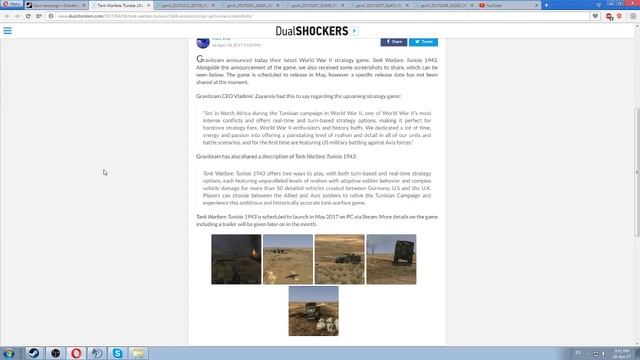 New Graviteam Game Announced!; Tank Warfare Tunisia 1943 смотреть онлайн