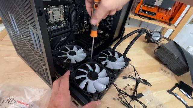 HOW TO INSTALL A PC LIQUID COOLER Ft. MSI MAG CORELIQUID E240 смотреть онлайн