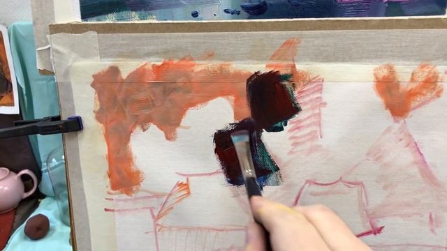 Работа с колоритом в пейзаже