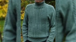 Мк Мужской свитер. Часть 3.