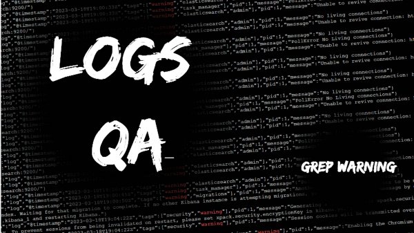 Работа с логами для тестировщика, на примере логов в docker контейнере. Logs for QA