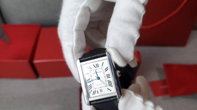 Cartier Tank Solo Automatic Extra Large Unboxing смотреть онлайн
