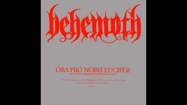 BEHEMOTH - ORA PRO NOBIS LUCIFER (STUDIO INSTRUMENTAL) #behemoth #blackmetal